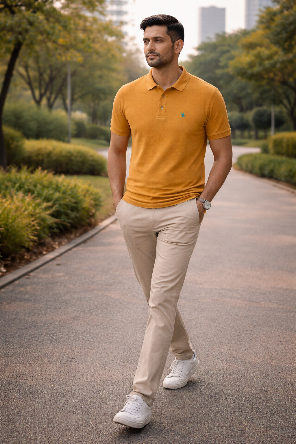 NEBULYN™ PREMIUM SOLIDS - Plain Polo T-Shirt