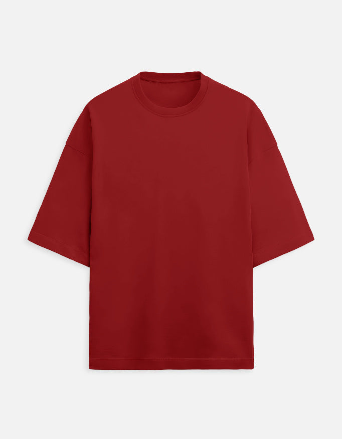 Unisex Oversized Plain Terry T-Shirts