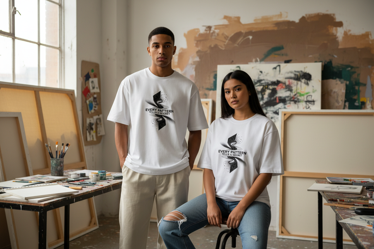 NEBULYN™ EVERY PATTERN TELLS A SECRET - Oversized Fit T-Shirt