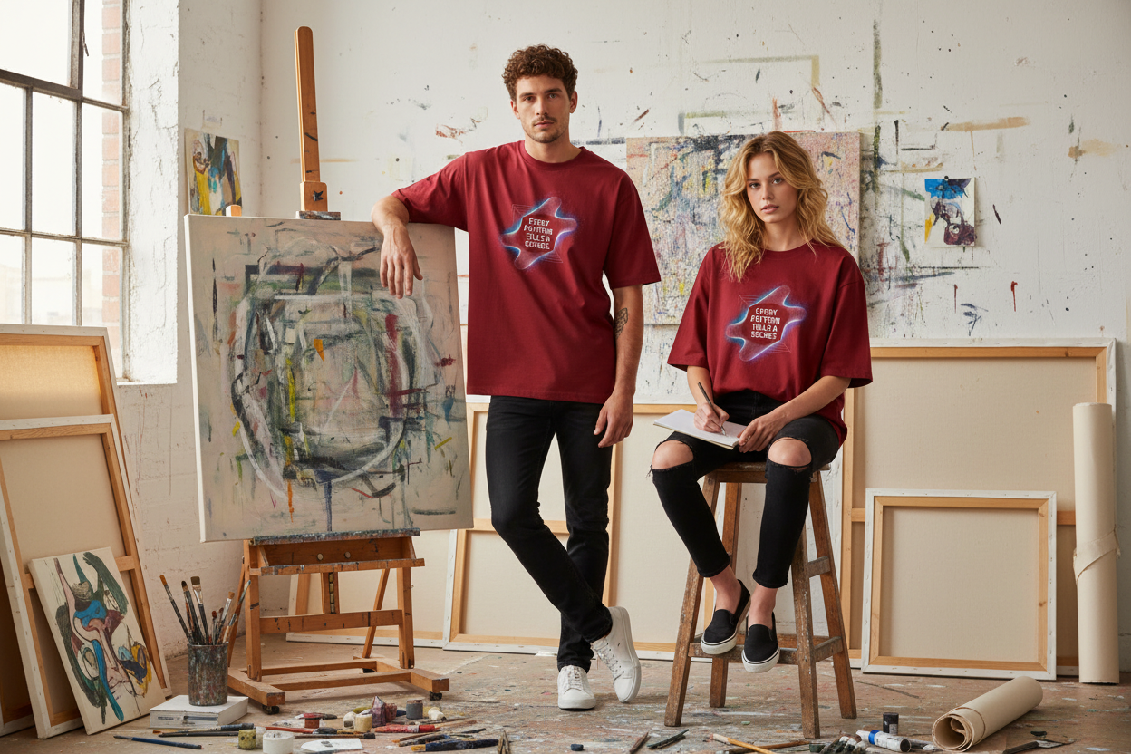 NEBULYN™ EVERY PATTERN TELLS A SECRET - Oversized Fit T-Shirt