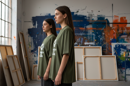 NEBULYN™ SYMMETRY IS JUST AN ILLUSION - Oversized Fit T-Shirt