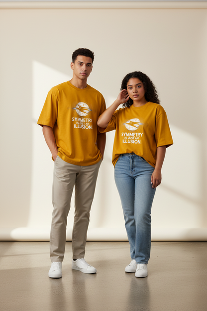 NEBULYN™ SYMMETRY IS JUST AN ILLUSION - Oversized Fit T-Shirt