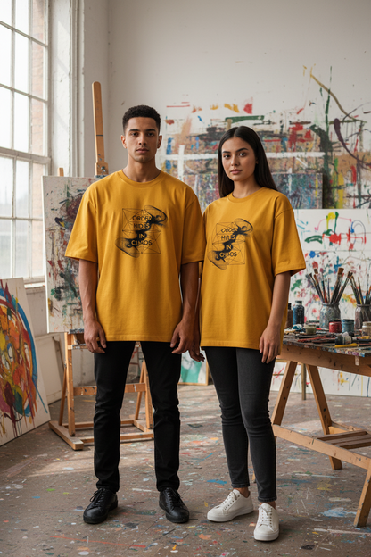 NEBULYN™ ORDER HIDES IN CHAOS - Oversized Fit T-Shirt