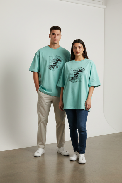 NEBULYN™ ORDER HIDES IN CHAOS - Oversized Fit T-Shirt