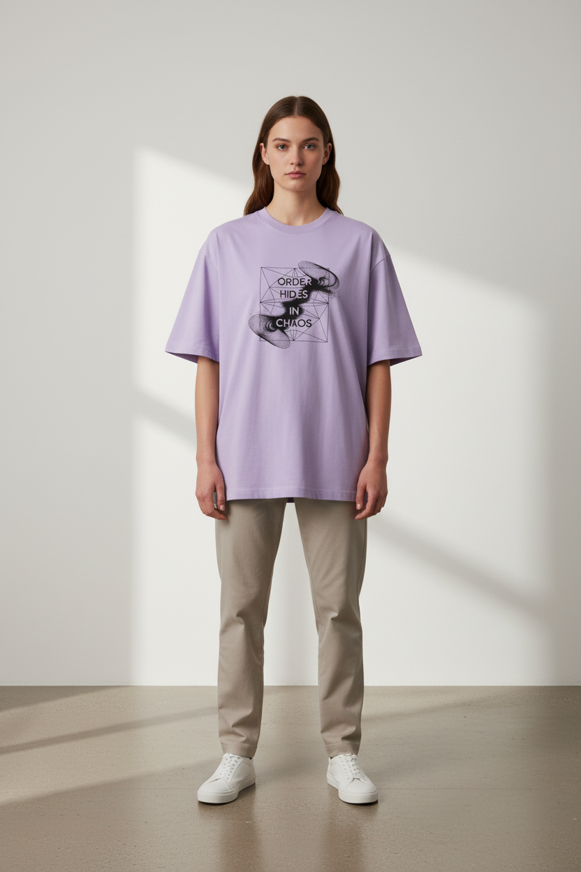 NEBULYN™ ORDER HIDES IN CHAOS - Oversized Fit T-Shirt