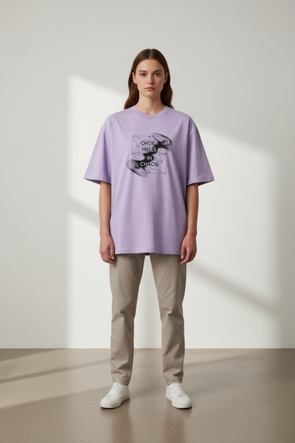 NEBULYN™ ORDER HIDES IN CHAOS - Oversized Fit T-Shirt