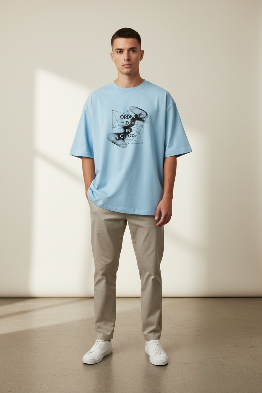 NEBULYN™ ORDER HIDES IN CHAOS - Oversized Fit T-Shirt