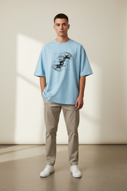 NEBULYN™ ORDER HIDES IN CHAOS - Oversized Fit T-Shirt