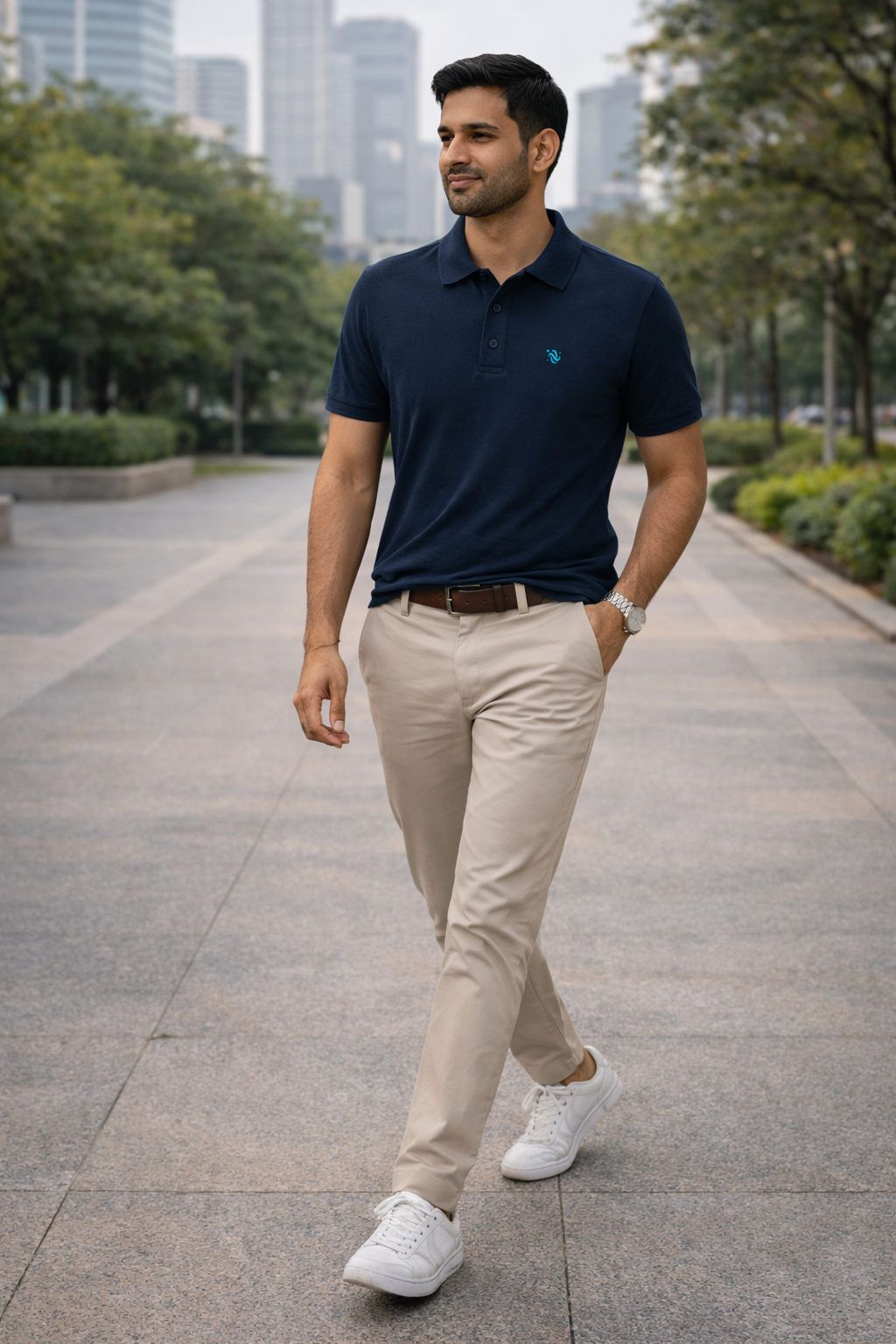 NEBULYN™ PREMIUM SOLIDS - Plain Polo T-Shirt