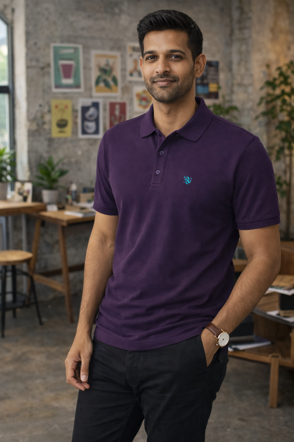 NEBULYN™ PREMIUM SOLIDS - Plain Polo T-Shirt